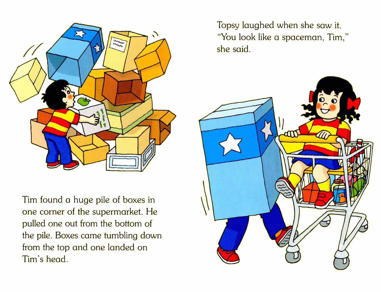 Ladybird - Topsy Tim Books - Little Shoppers (10),绘本,绘本故事,绘本阅读,故事书,童书,图画书,课外阅读